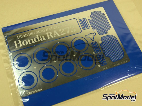 Image 3: Honda RA273 Equipo Honda Racing - Campeonato del Mundo de F1 1966 y 1967 | Maqueta de coche en escala&nbsp;1/12 fabricado por Tamiya (ref.&nbsp;TAM12032, tambien 4950344963614 y 12032)