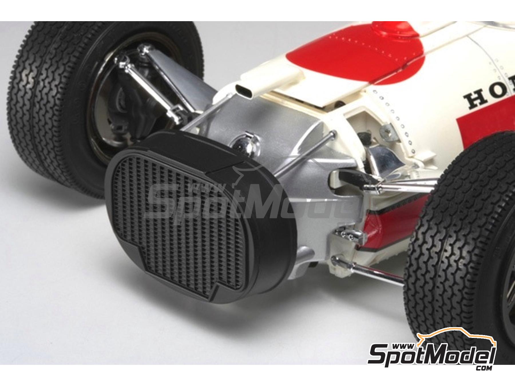 Image 24: Honda RA273 Equipo Honda Racing - Campeonato del Mundo de F1 1966 y 1967 | Maqueta de coche en escala&nbsp;1/12 fabricado por Tamiya (ref.&nbsp;TAM12032, tambien 4950344963614 y 12032)