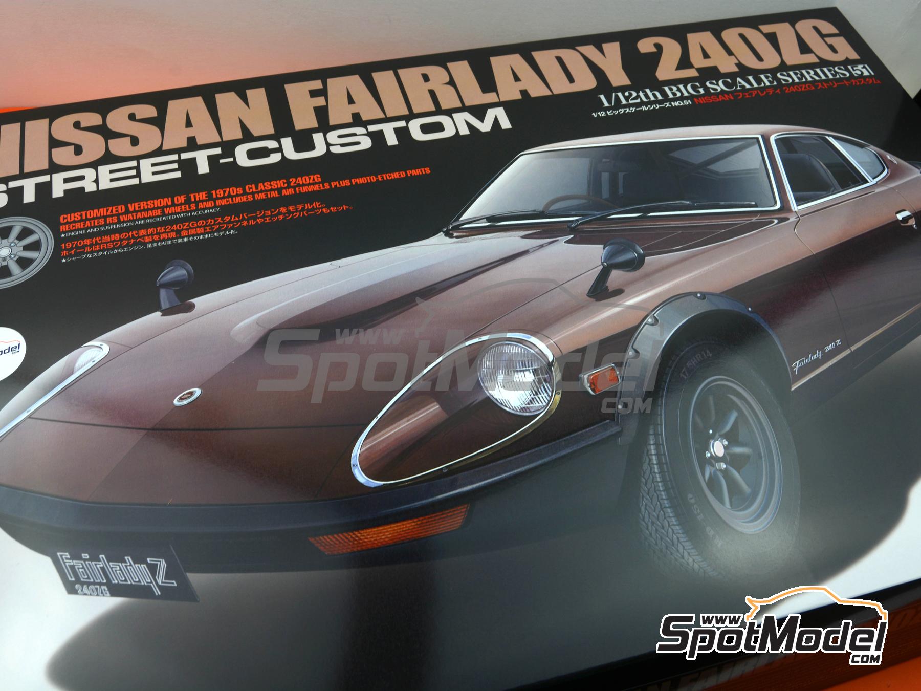 Tamiya 12051: Car scale model kit 1/12 scale - Nissan Fairlady 240ZG Street  Custom (ref. TAM12051)