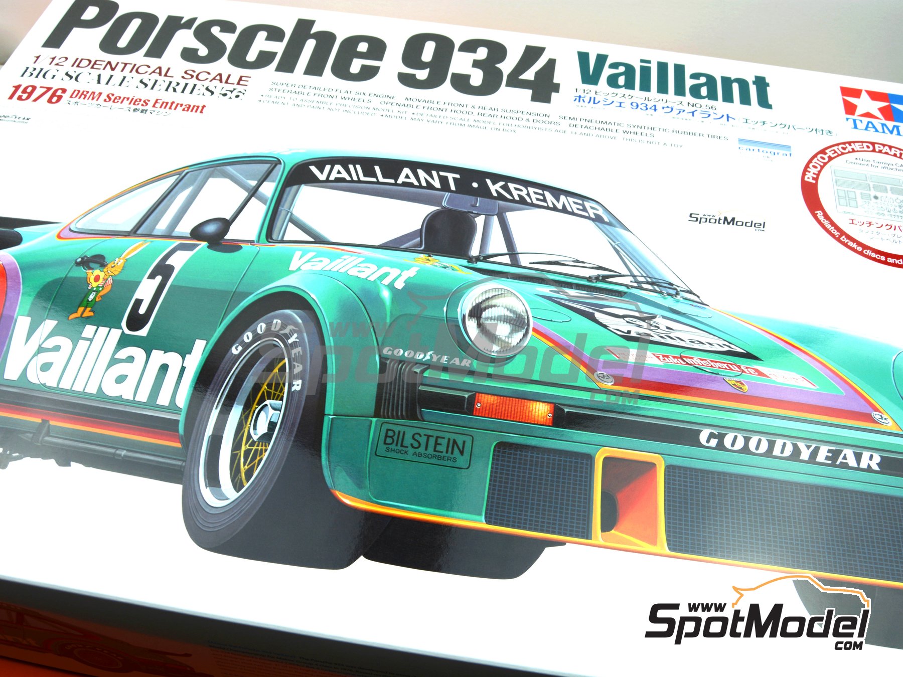 Tamiya Model Car Kit 1 12 Scale Porsche 934 Turbo Rsr Group 4 Kremer Racing Team Sponsored By Vaillant 5 Robert Bob Wollek Fr German Racing Gts Championship 1976 Ref Tam156 Spotmodel
