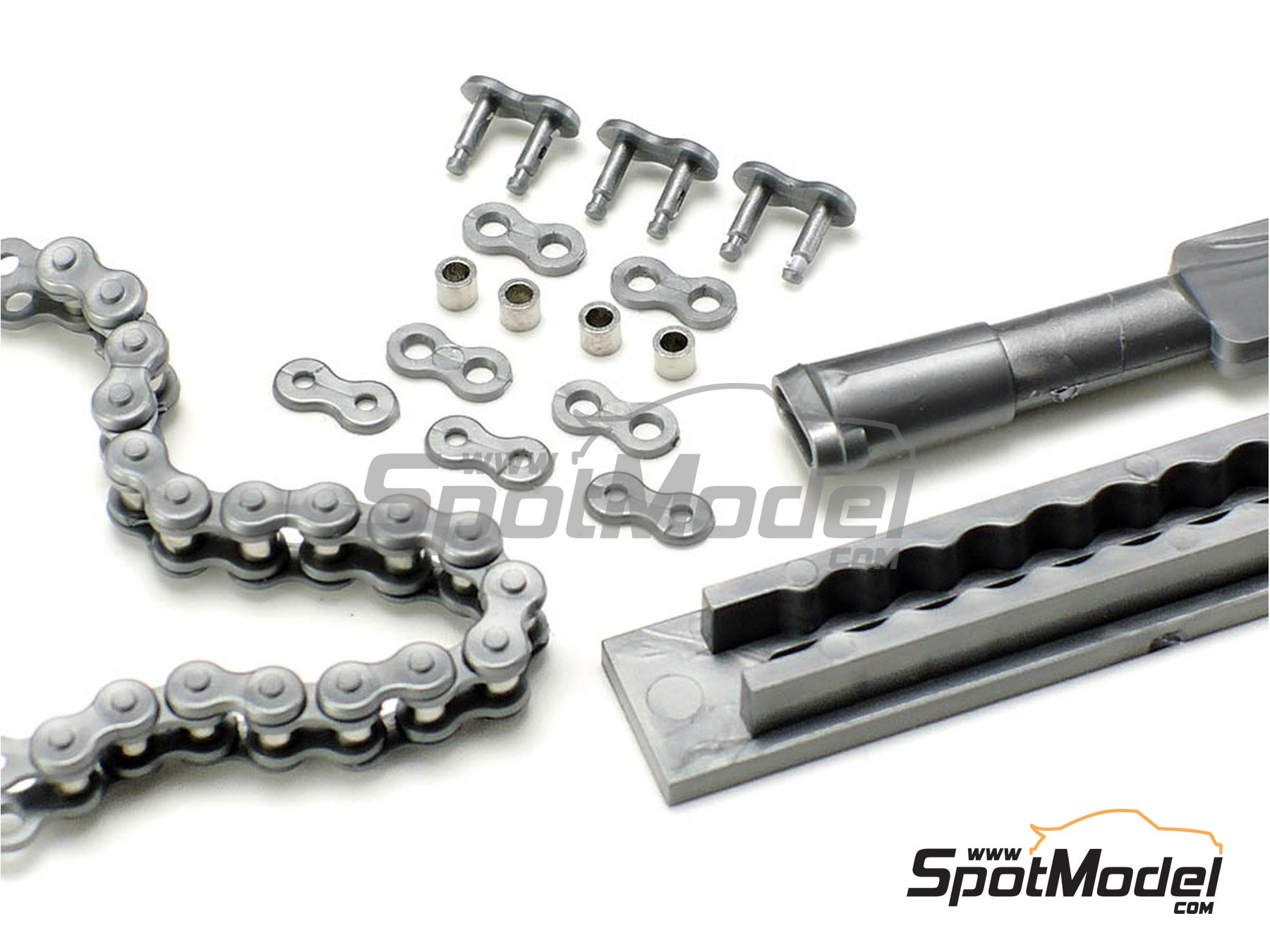 Image 2: Cadena para motocicleta | Cadena en escala&nbsp;1/6 fabricado por Tamiya (ref.&nbsp;TAM12674, tambien 4950344126743 y 12674)