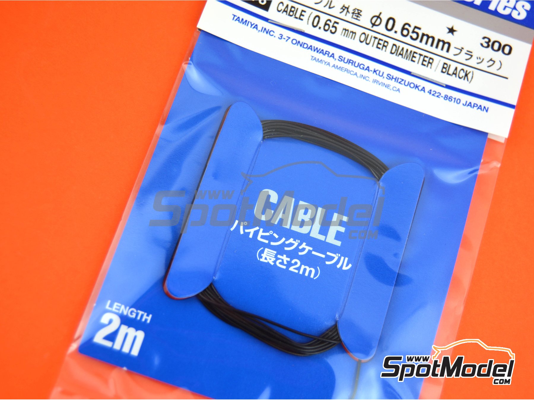 Tamiya Cable Outer Dia 0.8mm Black Tam12677 for sale online 