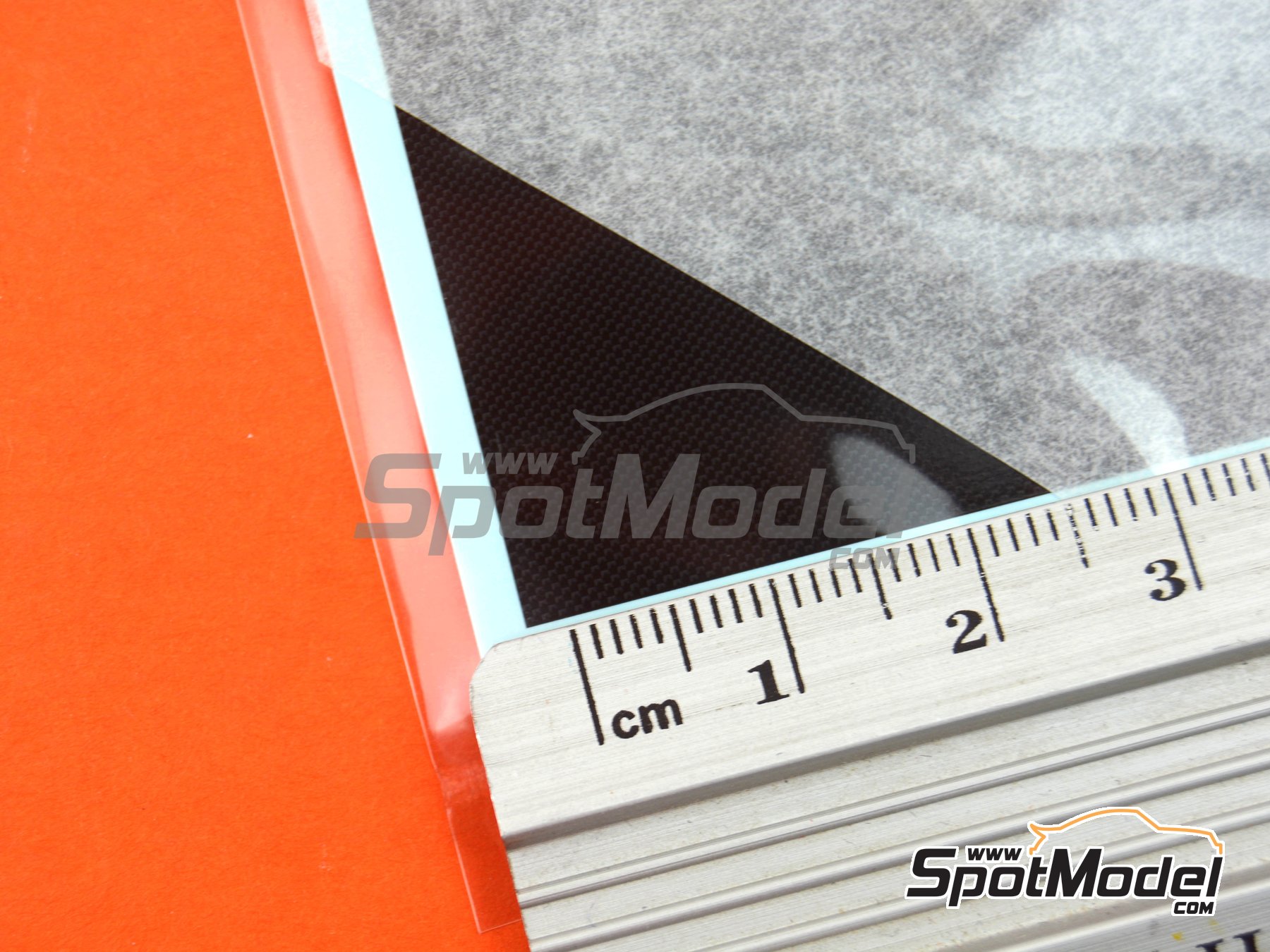 Image 6: Fibra de carbono con trama rectangular muy fina | Calca de trama de fibra de carbono fabricado por Tamiya (ref. TAM12680, tambien 4950344126804 y 12680)