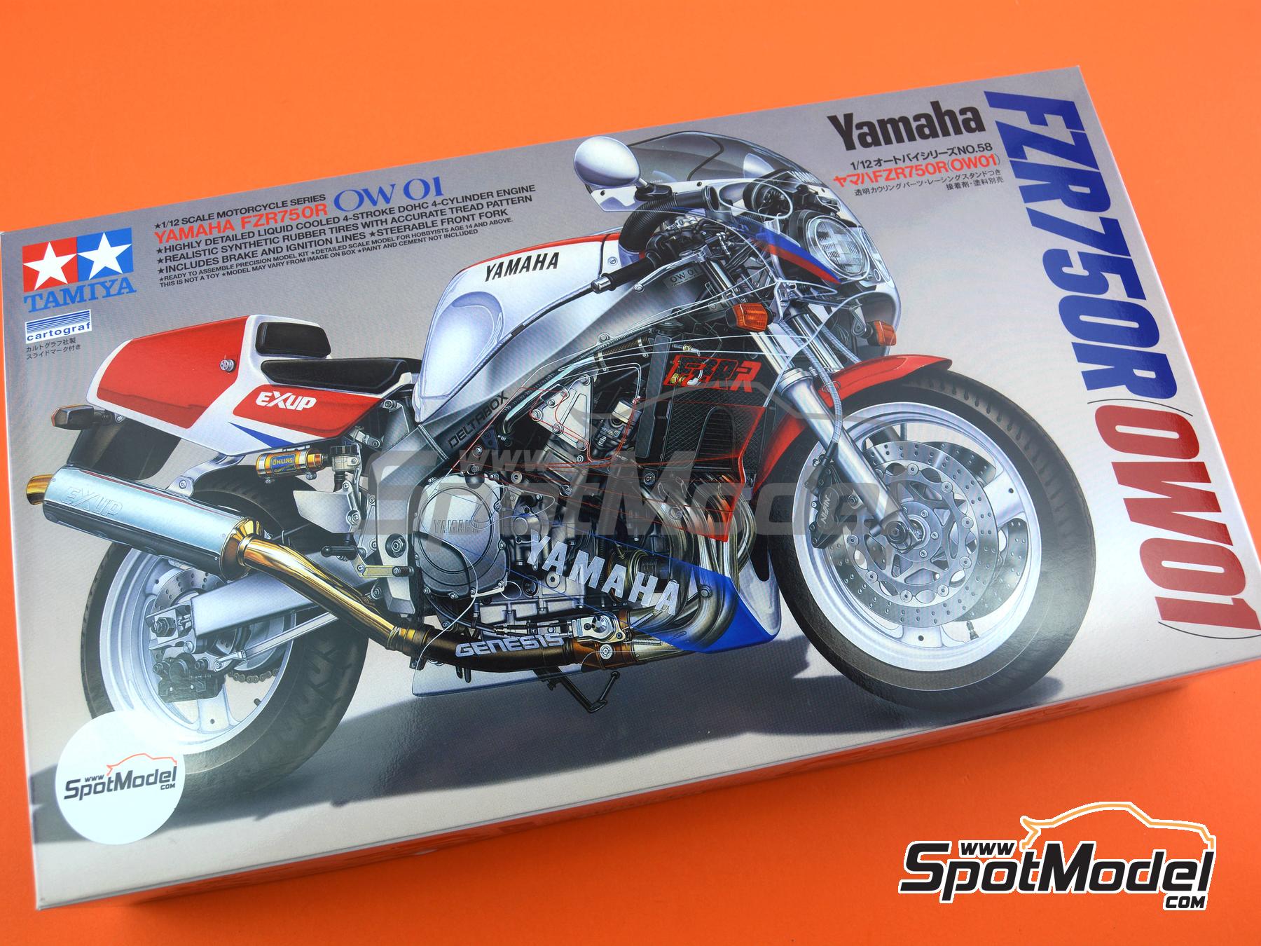 Tamiya 14058: Motorbike scale model kit 1/12 scale - Yamaha