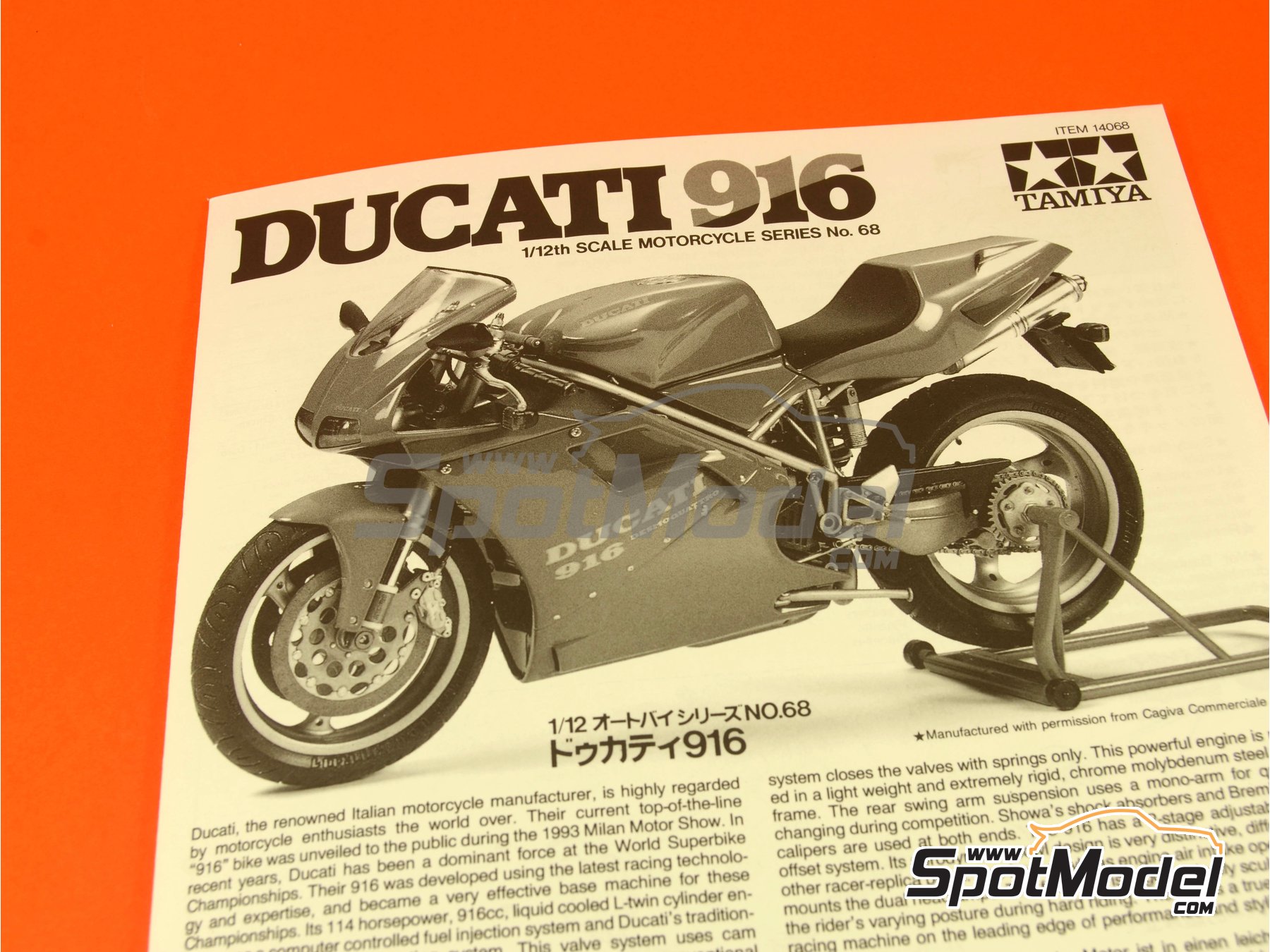 Tamiya 14068 Ducati 916 1/12 scale kit 