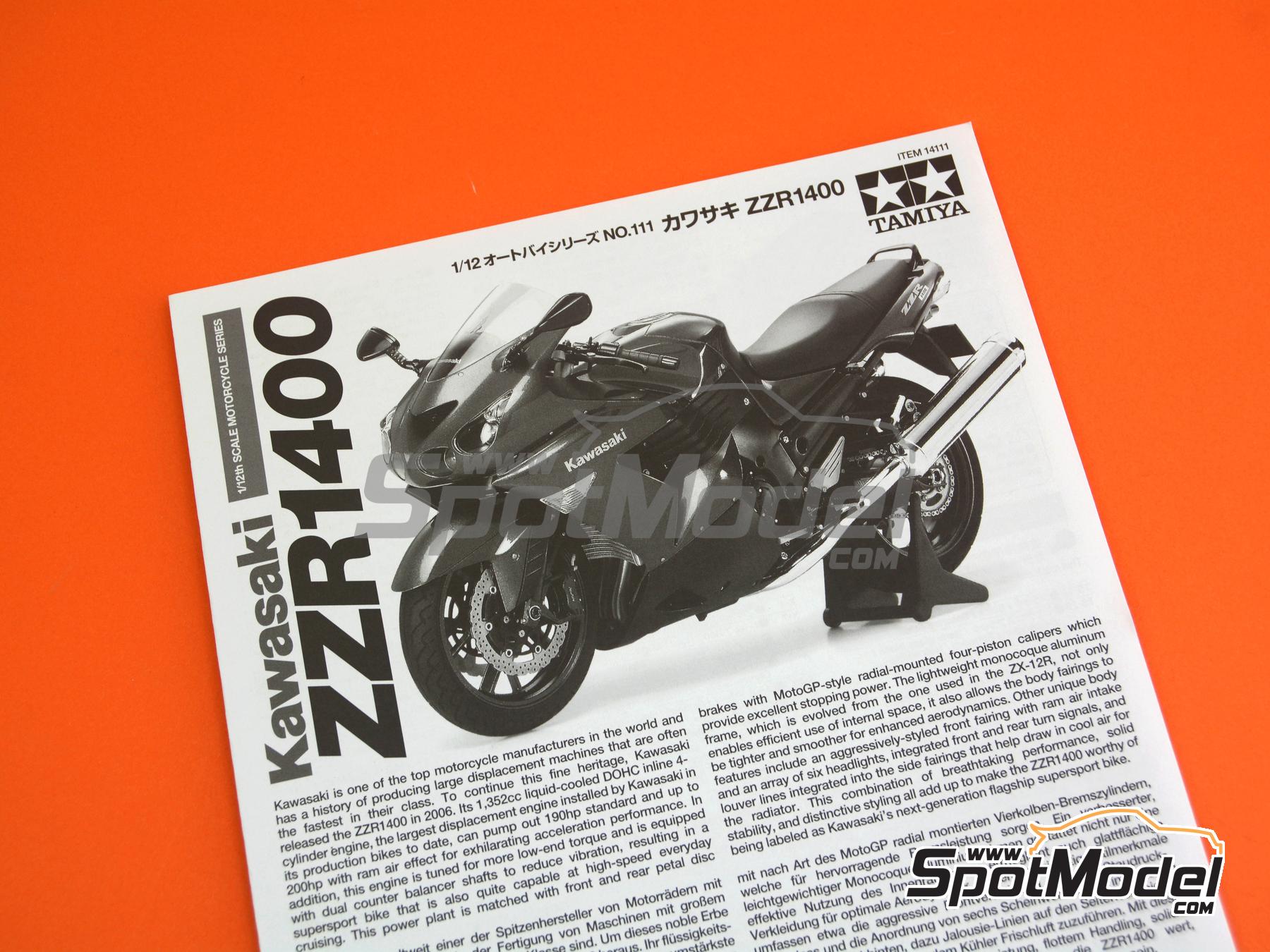 Tamiya - 14111 - Maquette - Kawasaki ZZR1400 - Echelle 1:12
