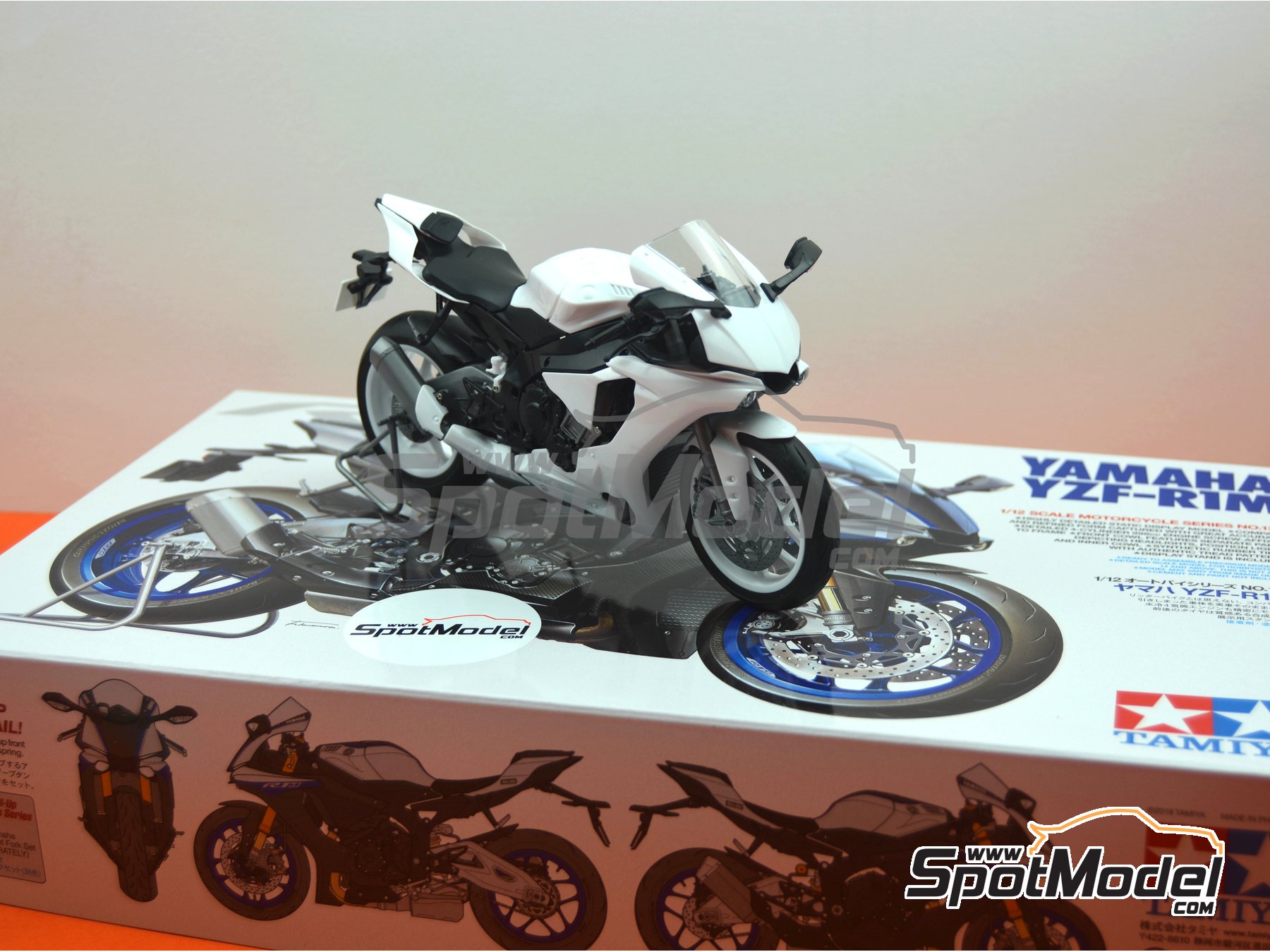 Tamiya 1/12 motorcycle series No.133 Yamaha YZF-R1M Model kit 14133 