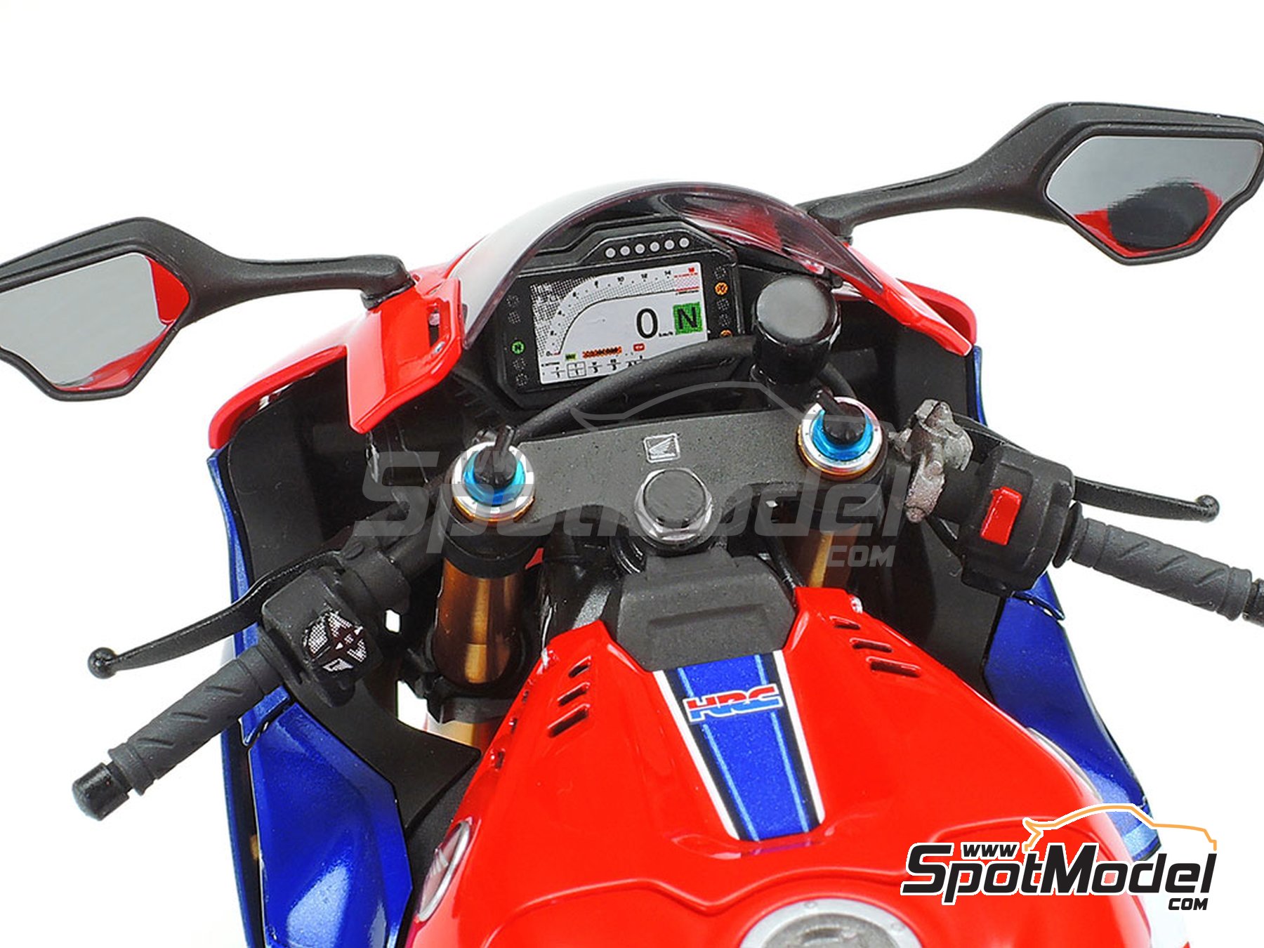 Image 34: Honda CBR1000RR-R Fireblade SP -  2019 | Motorbike scale model kit in 1/12 scale manufactured by Tamiya (ref.&nbsp;TAM14138, also 4950344141388 and 14138)