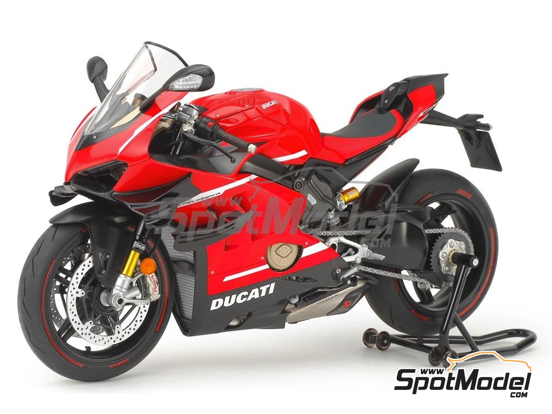 Tamiya 14140: Motorbike scale model kit 1/12 scale - Ducati ...