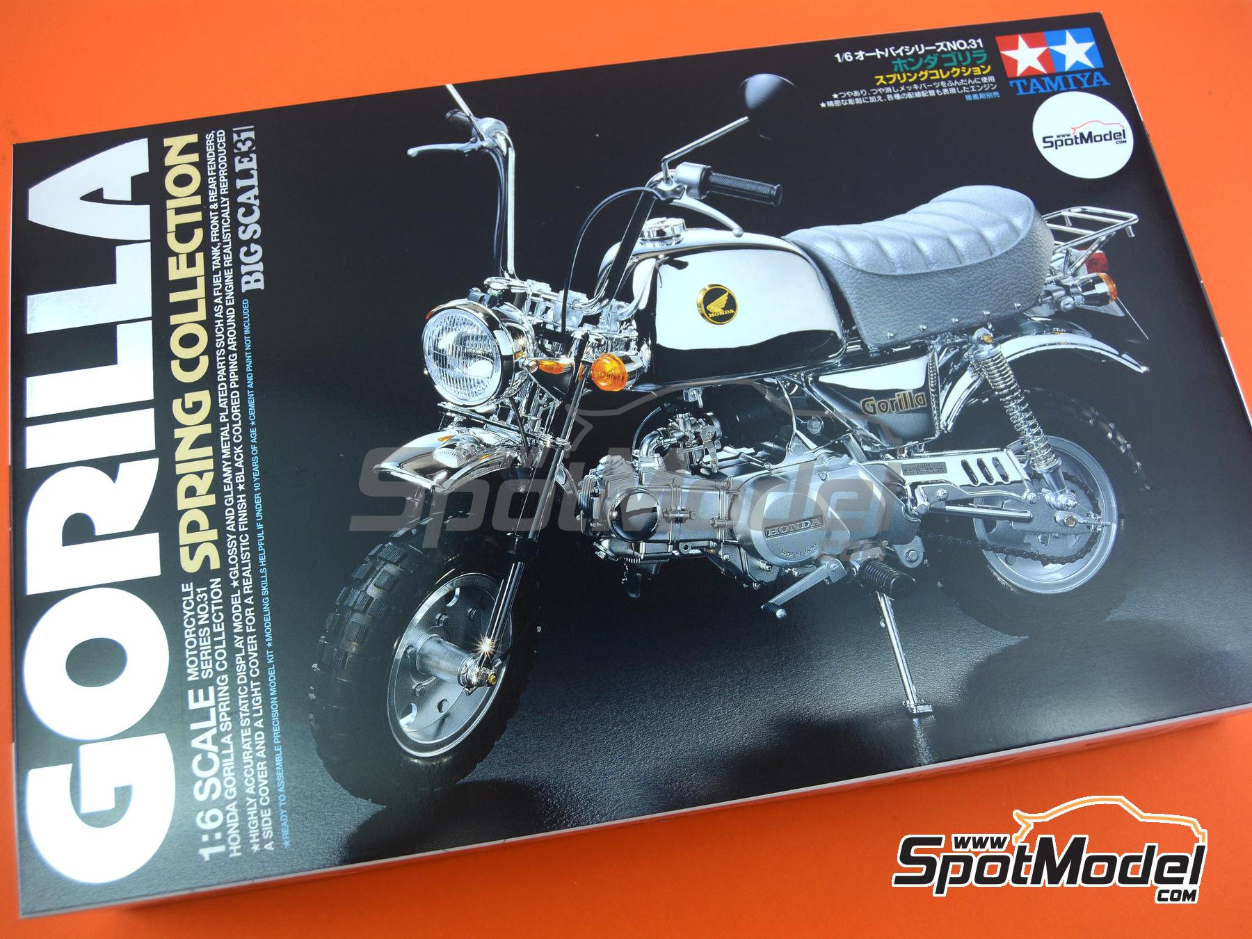 Tamiya 16031: Motorbike scale model kit 1/6 scale - Honda Gorilla