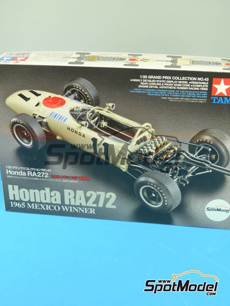 Tamiya 1/20 Grand Prix Collection No.43 Honda RA272 1965 Mexico GP winning car 2 