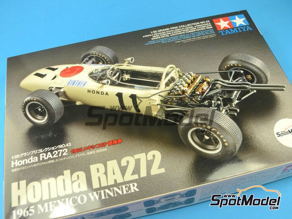 Tamiya 20043 1:20 Honda RA272 1965 Mexico Winner Car Model Kit for sale online 