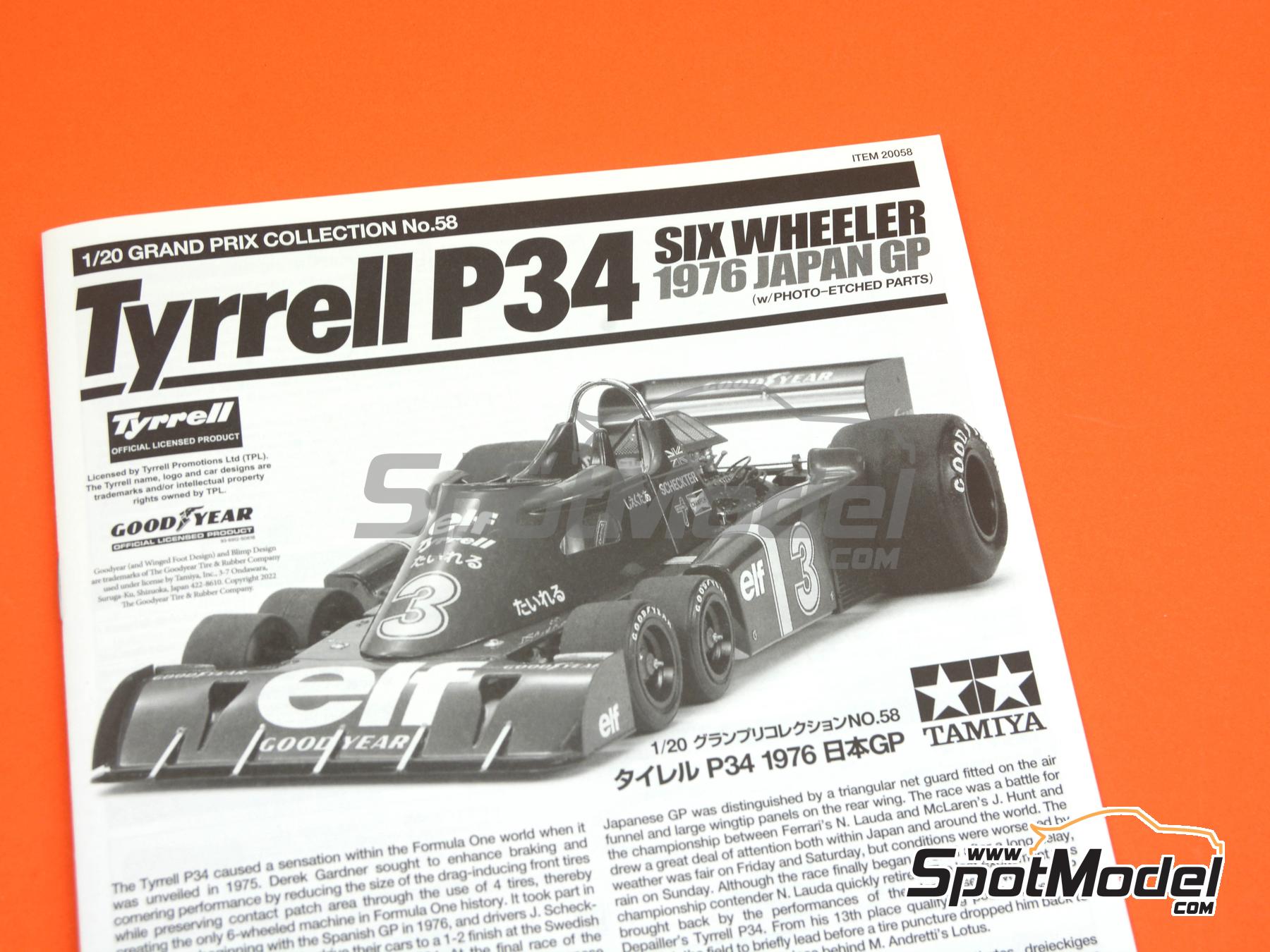Maqueta de Fórmula 1: Tyrrell P34 GP Japon 1976