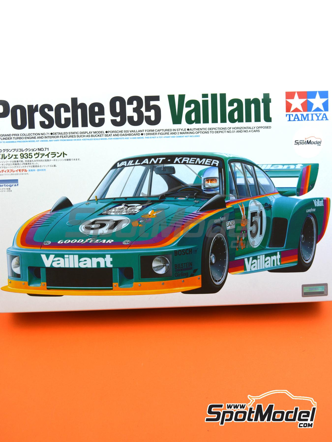 Tamiya 20071 Car Scale Model Kit 1 20 Scale Porsche 935 K2 Kremer 