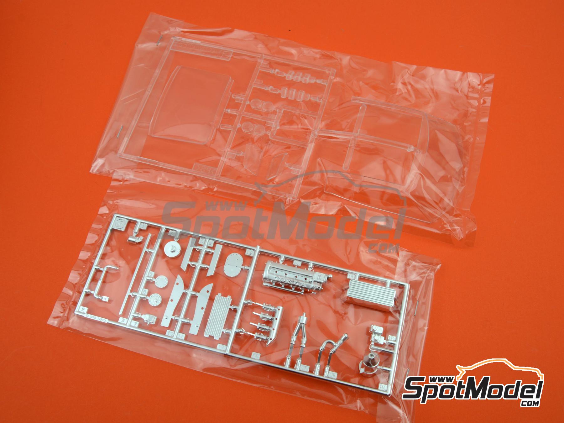 Image 10: Toyota Celica LB Turbo Group 5 Schnitzer Team sponsored by Rondenstock - Deutsche Rennsport Meisterschaft DRM 1977 | Car scale model kit in 1/20 scale manufactured by Tamiya (ref.&nbsp;TAM20072.OUTLET)