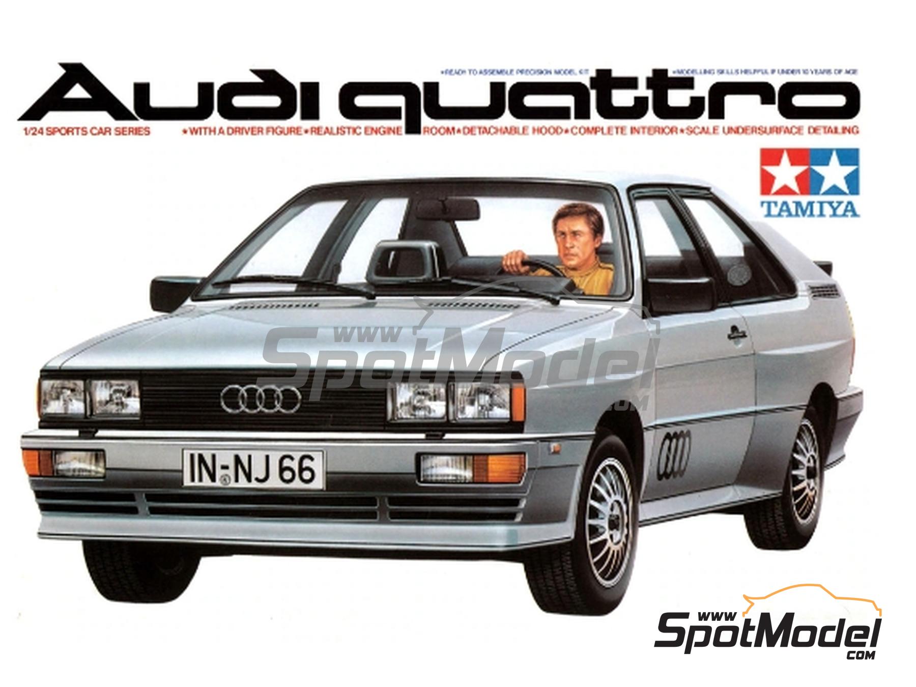 Image 1: Audi Quattro -  1980 | Car scale model kit in 1/24 scale manufactured by Tamiya (ref. TAM24031, also 4950344240319 and 24031)