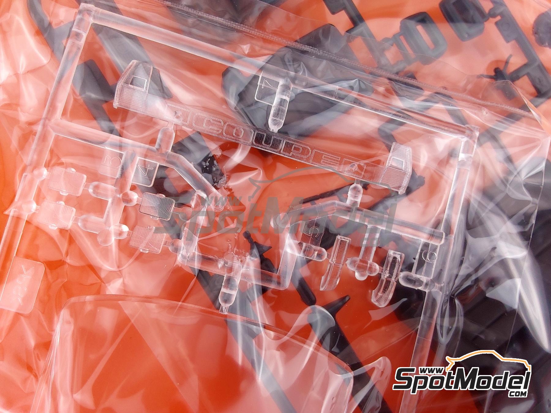 Image 11: Audi Quattro -  1980 | Car scale model kit in 1/24 scale manufactured by Tamiya (ref. TAM24031, also 4950344240319 and 24031)