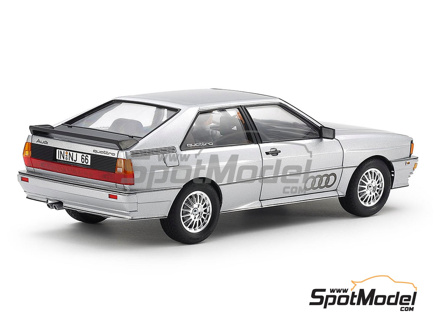 Image 18: Audi Quattro -  1980 | Car scale model kit in 1/24 scale manufactured by Tamiya (ref. TAM24031, also 4950344240319 and 24031)