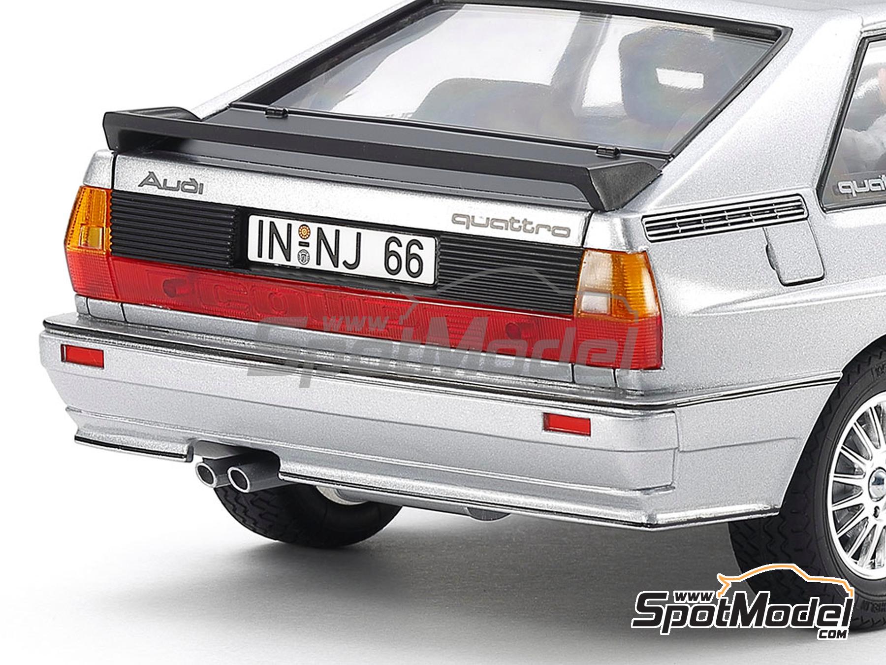 Image 21: Audi Quattro -  1980 | Car scale model kit in 1/24 scale manufactured by Tamiya (ref. TAM24031, also 4950344240319 and 24031)