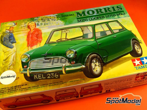 Image 1: Mini Morris Cooper 1275S Mk. 1 | Car scale model kit in 1/24 scale manufactured by Tamiya (ref.&nbsp;TAM24039, also 4950344995110 and 24039)