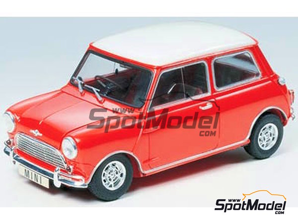Image 12: Mini Morris Cooper 1275S Mk. 1 | Car scale model kit in 1/24 scale manufactured by Tamiya (ref.&nbsp;TAM24039, also 4950344995110 and 24039)