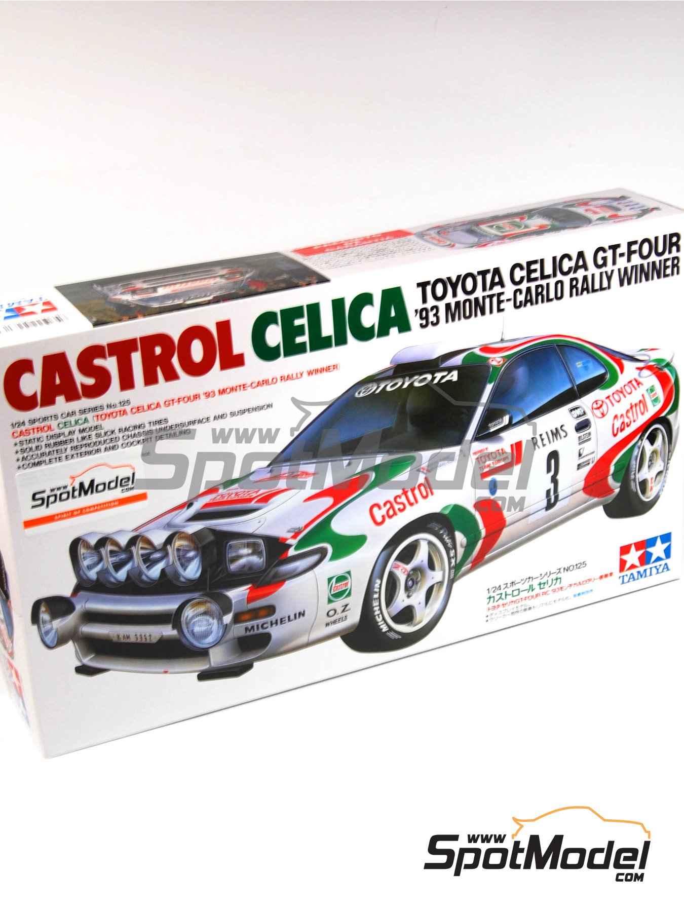 Model Kit Toyota Celica GT-FOUR Castrol Tamiya 1/24 