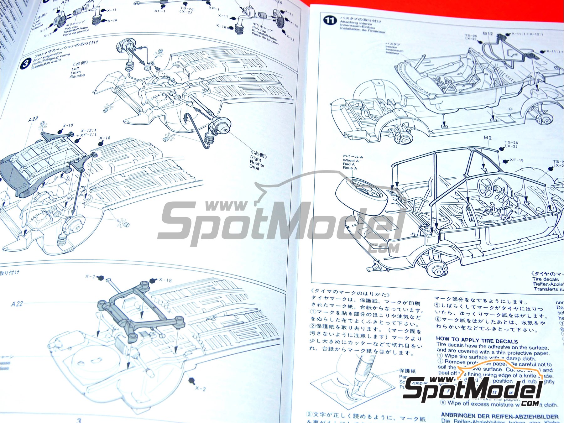 Image 2: Toyota Celica GT-Four (ST185) Equipo Toyota Team Europe patrocinado por Castrol - Rally de Monte Carlo - Rallye Automobile de Monte-Carlo 1993 | Maqueta de coche en escala 1/24 fabricado por Tamiya (ref. TAM24125, tambien 4950344993130 y 24125)