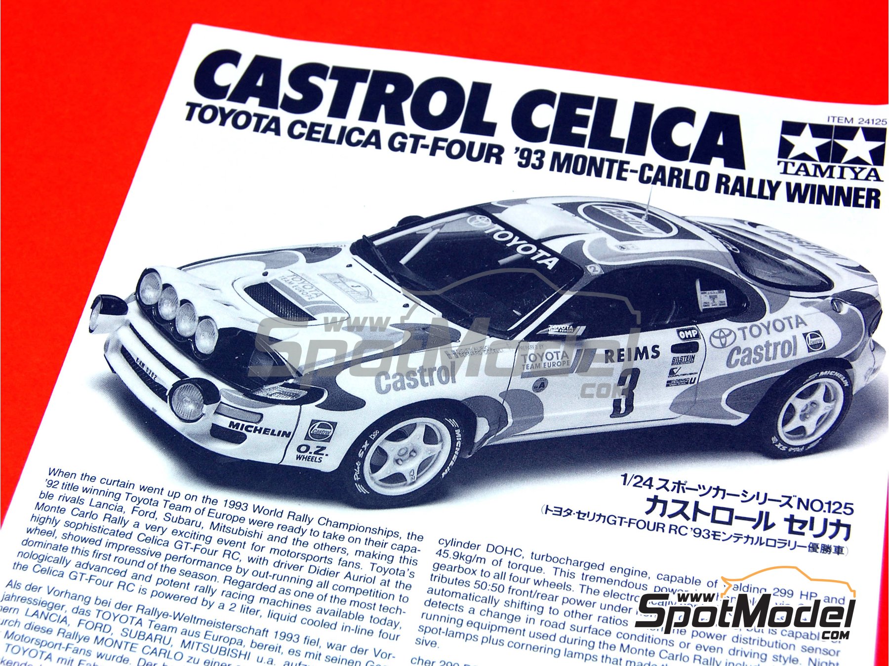 Tamiya 300024125 Castrol Celica Maquette de voiture 1:24 - Conrad  Electronic France