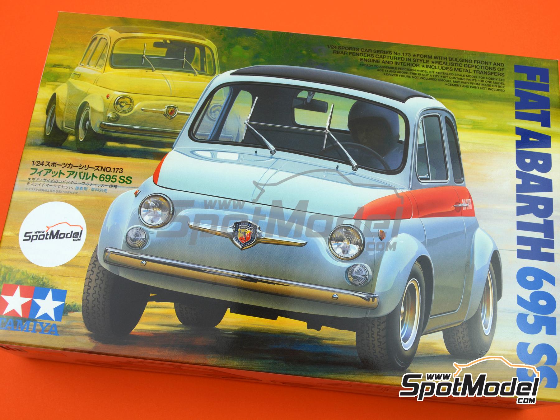Tamiya 24173: Car scale model kit 1/24 scale - Fiat Abarth
