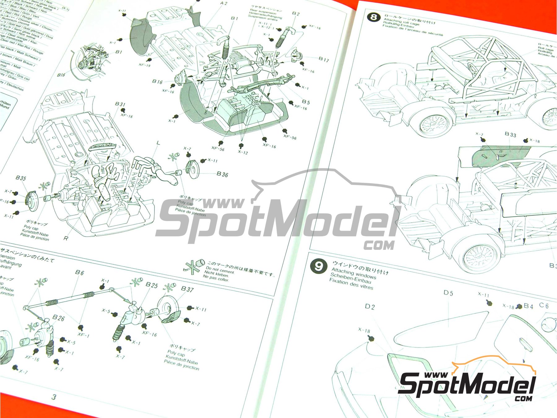 Image 6: Porsche 911 993 GT2 Taisan Team sponsored by Starcard - Japan GT Championship JGTC 1995 | Car scale model kit in 1/24 scale manufactured by Tamiya (ref.&nbsp;TAM24175, also 4950344992577 and 24175)