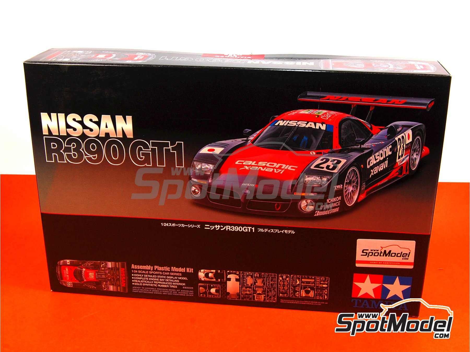 Tamiya 24192 1/24 Scale Model Car Kit TWR Nissan R390 GT1 1997 24 Hours Le Mans