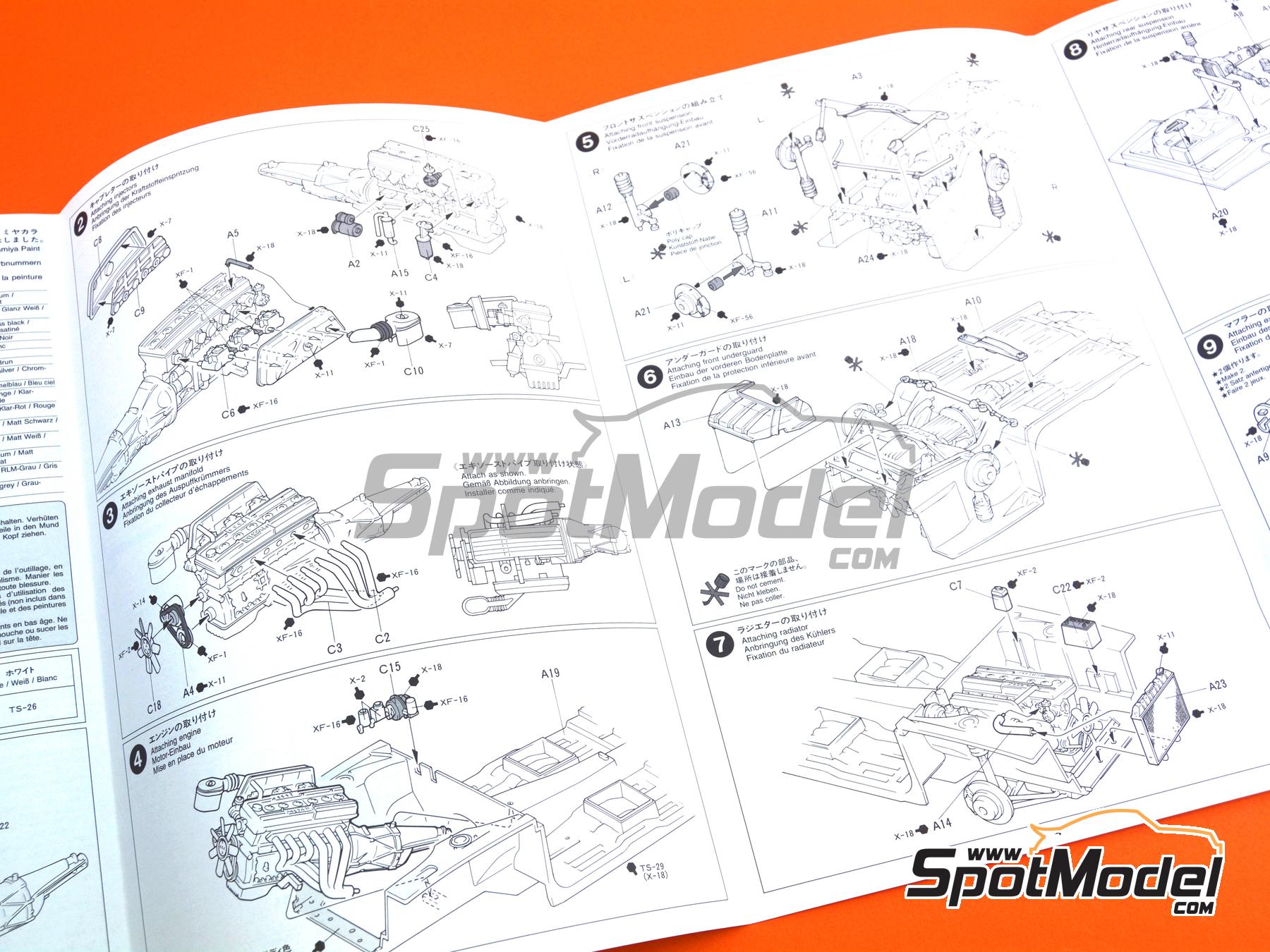Tamiya 24194: Car scale model kit 1/24 scale - Nissan Skyline 2000