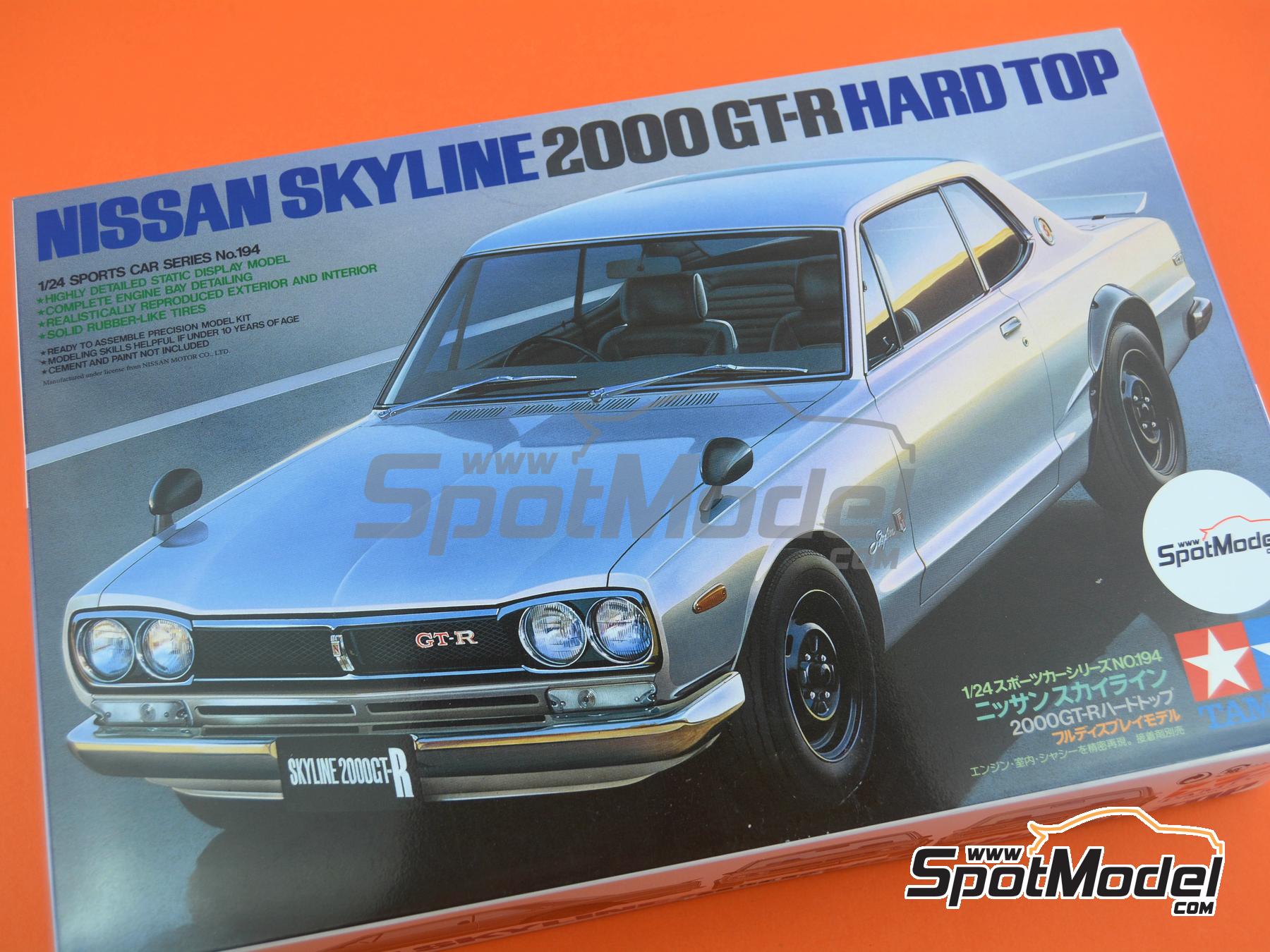 Tamiya 24194: Car scale model kit 1/24 scale - Nissan Skyline 2000 