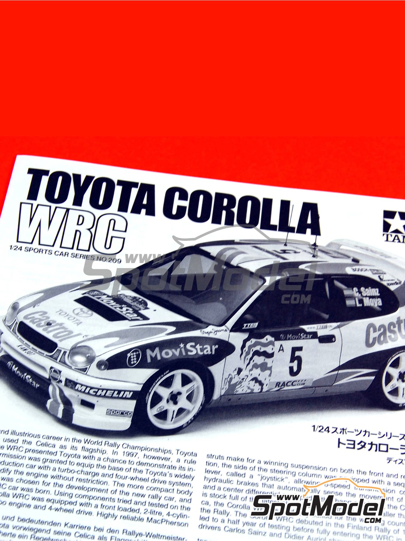 Tamiya 1/24 Sports Car Series Toyota Corolla WRC 24209 for sale online 