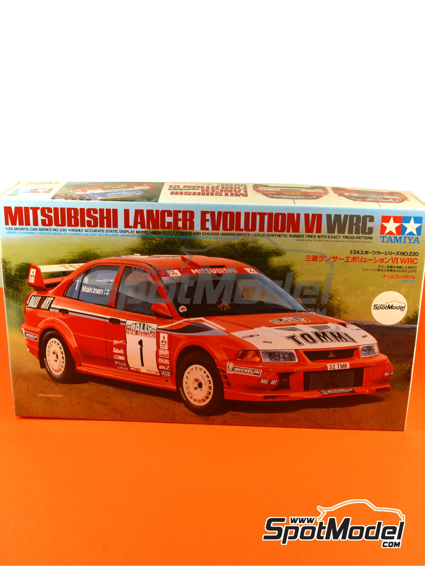 Hasegawa 20407 1/24 Model Kit Mitsubishi Lancer Evolution III WRC '96 T.Makinen 
