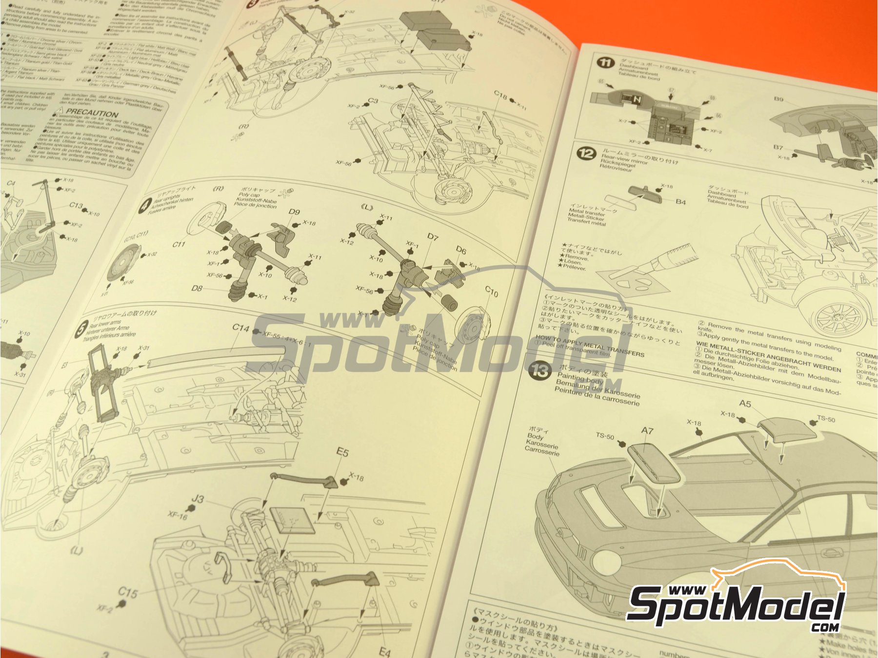 Image 2: Subaru Impreza WRC Subaru World Rally Team - Monte Carlo Rally - Rallye Automobile de Monte-Carlo 2001 | Car scale model kit in 1/24 scale manufactured by Tamiya (ref.&nbsp;TAM24240, also 4950344992263 and 24240)