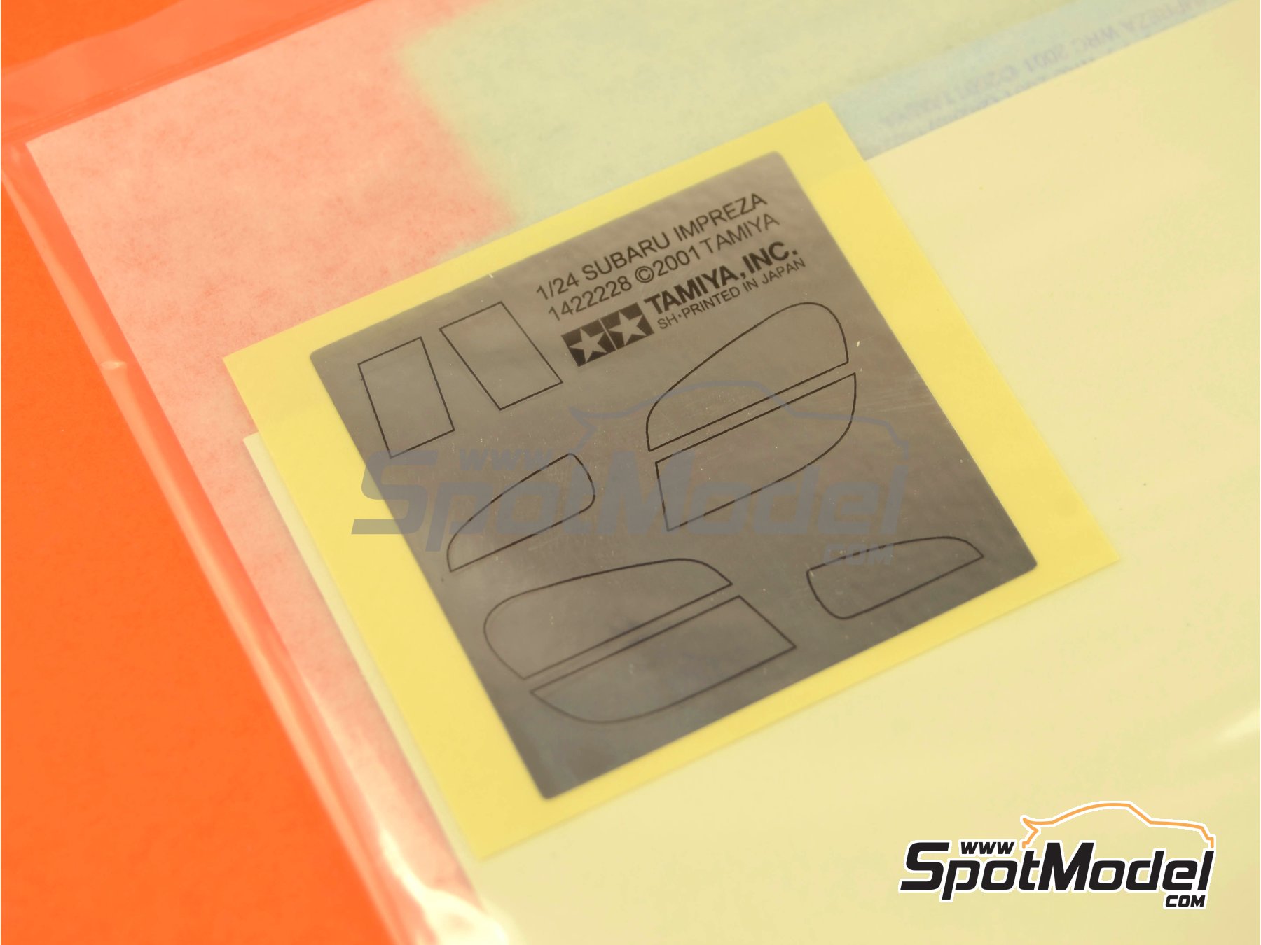 Image 19: Subaru Impreza WRC Subaru World Rally Team - Monte Carlo Rally - Rallye Automobile de Monte-Carlo 2001 | Car scale model kit in 1/24 scale manufactured by Tamiya (ref.&nbsp;TAM24240, also 4950344992263 and 24240)