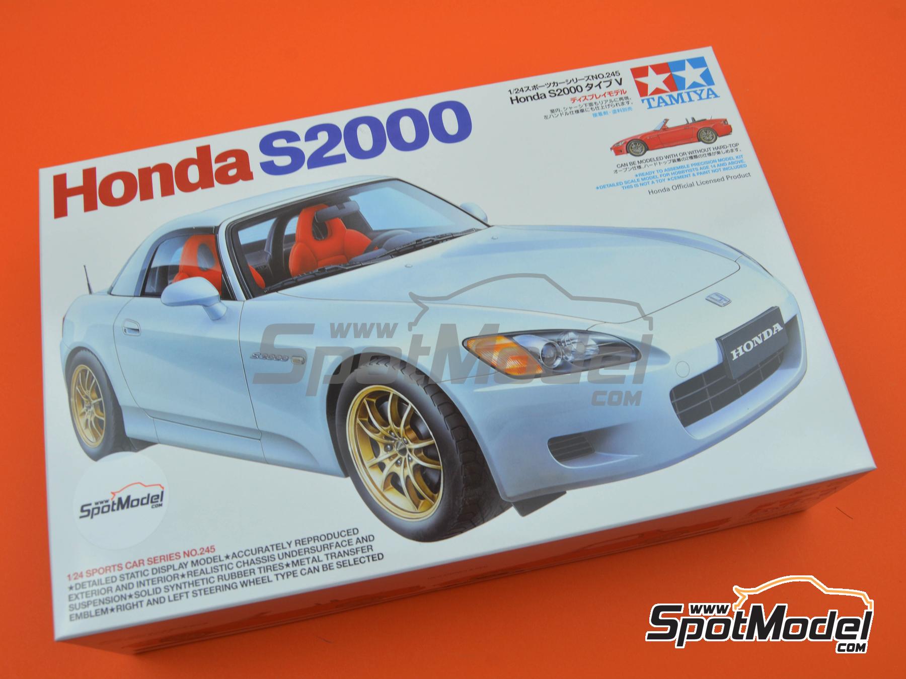 Tamiya 24245: Car scale model kit 1/24 scale - Honda S2000 (ref. TAM24245)  | SpotModel