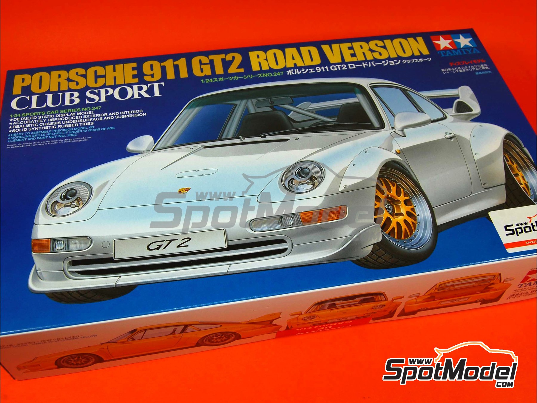 Tamiya 1/24 Porsche 911 GT2 Club Sports Car TAM24247 