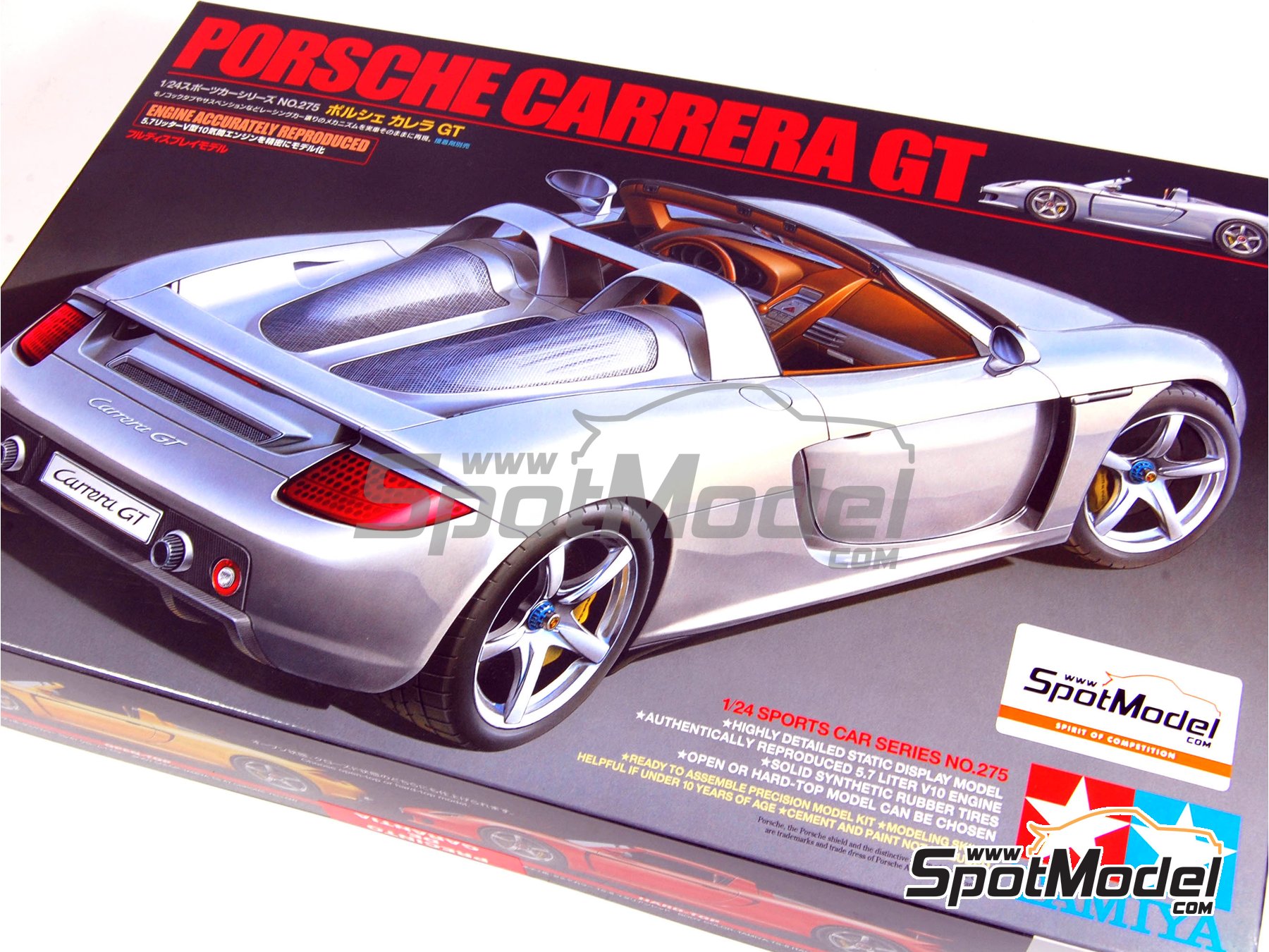 Tamiya 24275: Car scale model kit 1/24 scale - Porsche Carrera GT (ref.  TAM24275)