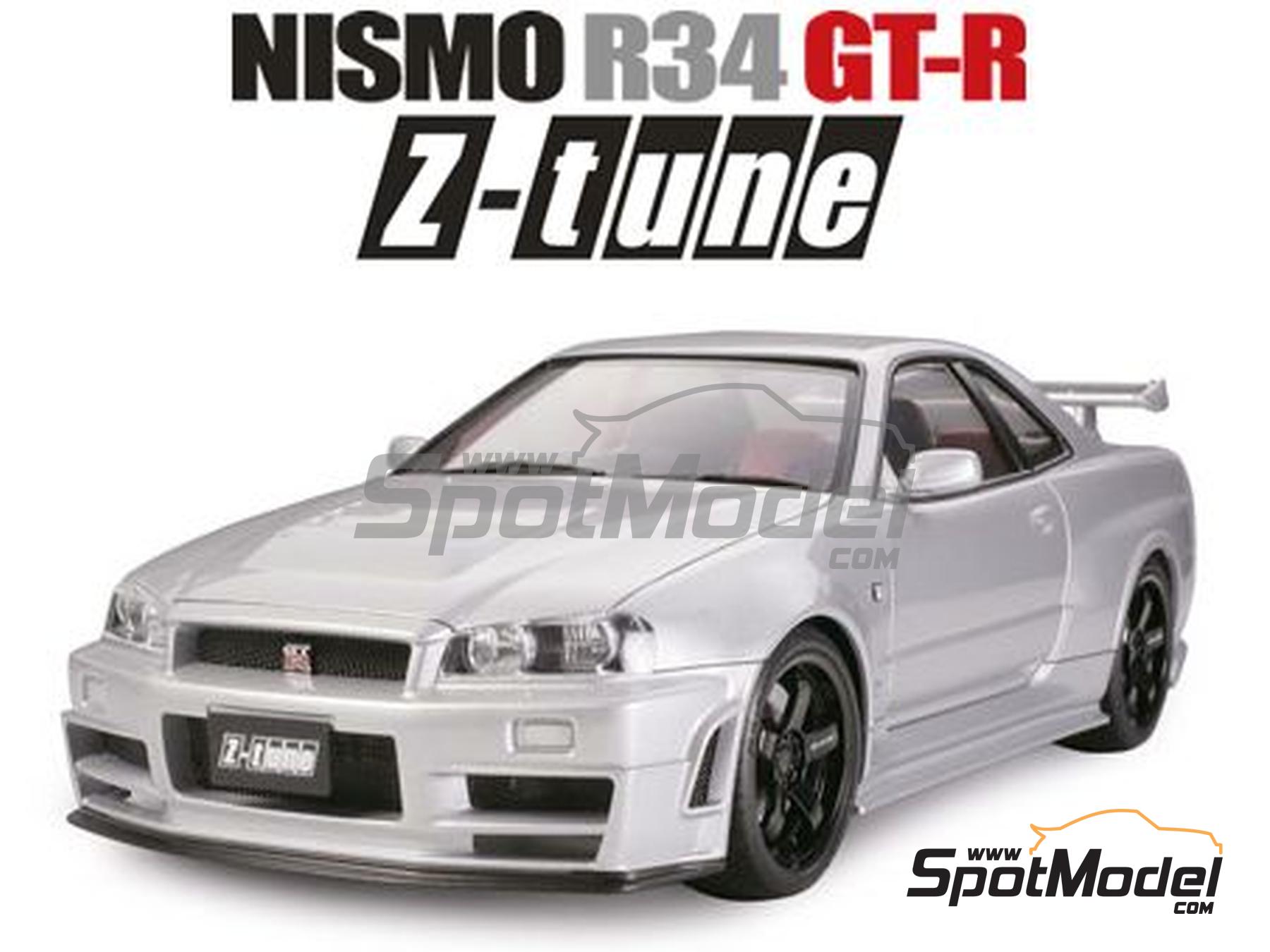  Tamiya Nissan Skyline GT-R R34 - Nismo Z-Tune 1/24 Scale Model  Kit 24282 : Arts, Crafts & Sewing
