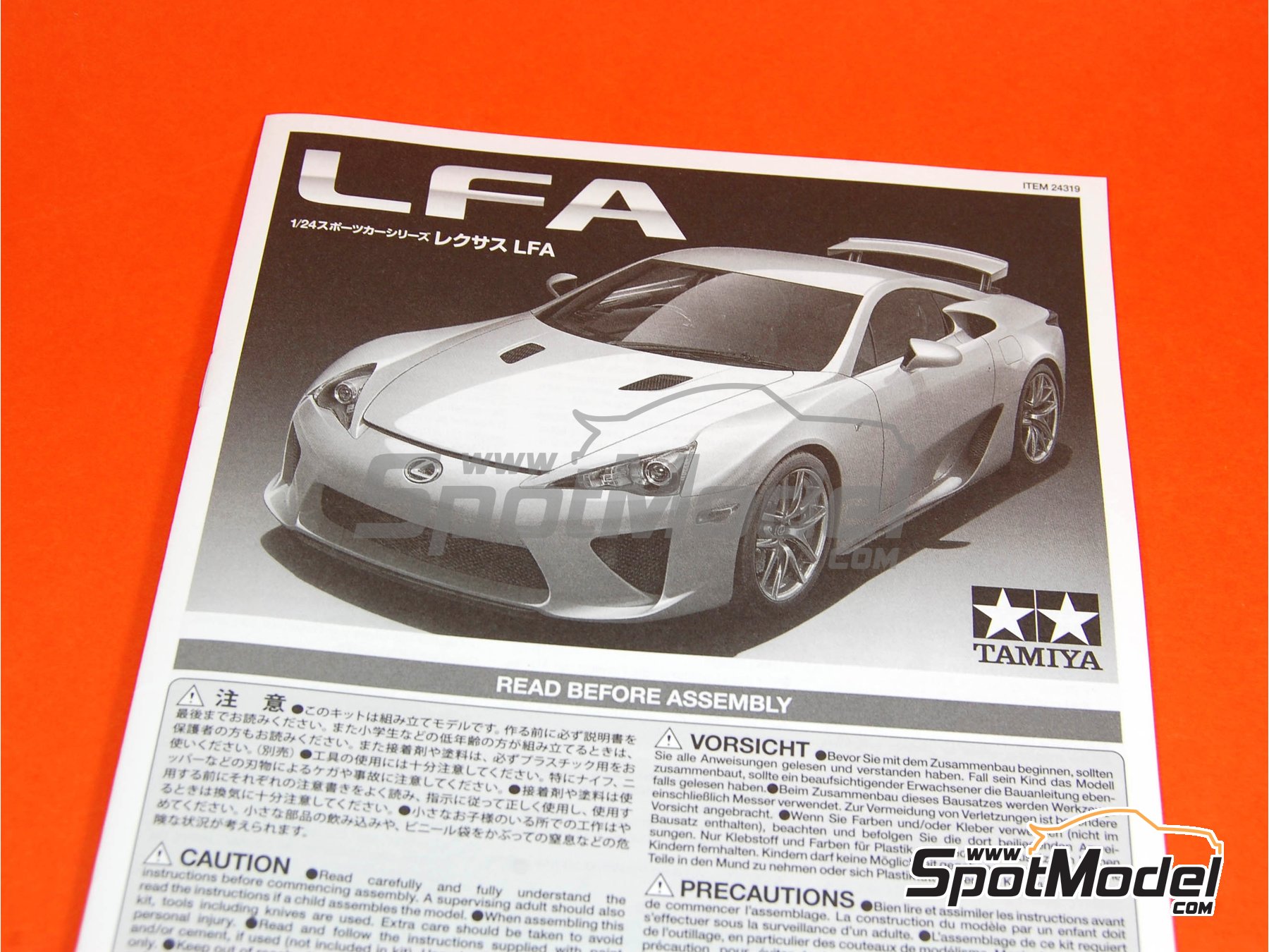 Tamiya 1/24 Lexus LFA Car