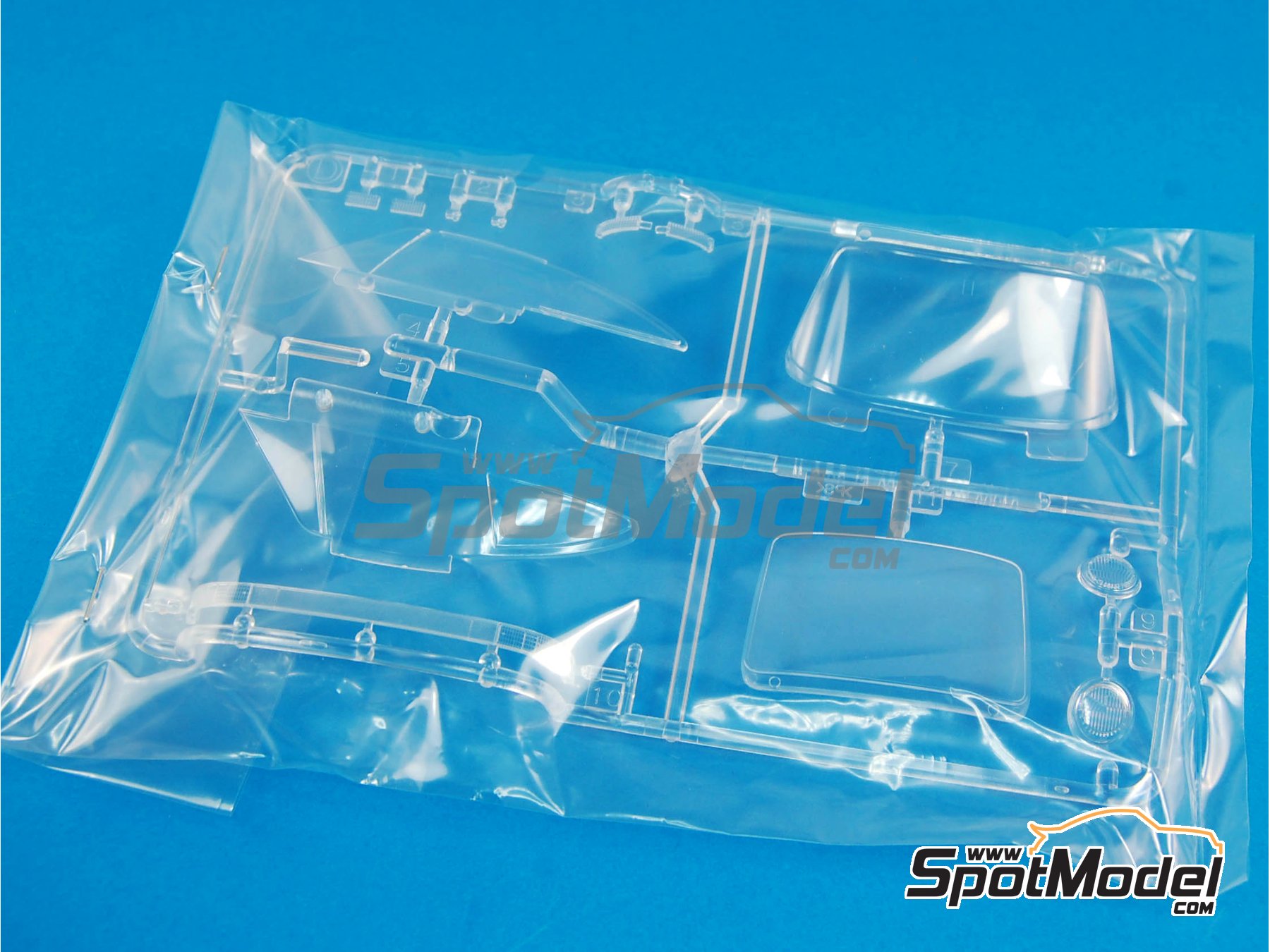 Image 6: Porsche 934 Turbo RSR Group 4 Max Moritz Team sponsored by Jagermeister - N&uuml;rburgring 1000 Kilometres, European GT Championship 1976 | Car scale model kit in 1/24 scale manufactured by Tamiya (ref.&nbsp;TAM24328, also 4950344243280 and 24328)