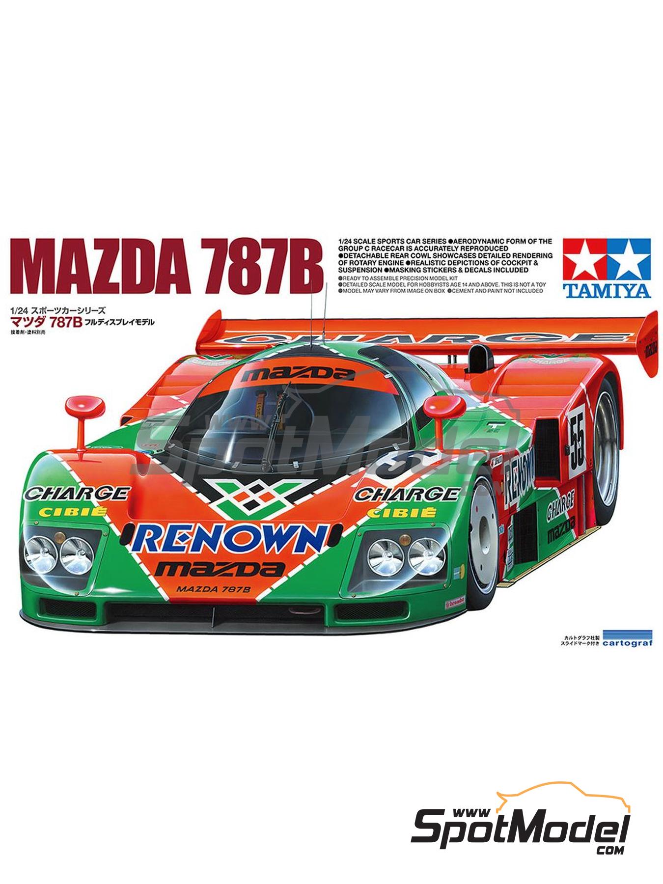 Tamiya 24352: Car scale model kit 1/24 scale - Mazda 787B