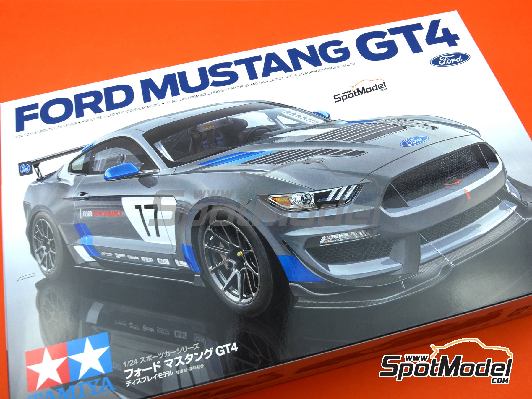 for sale online Tamiya 1/24 Ford Mustang GT4 24354 Grey