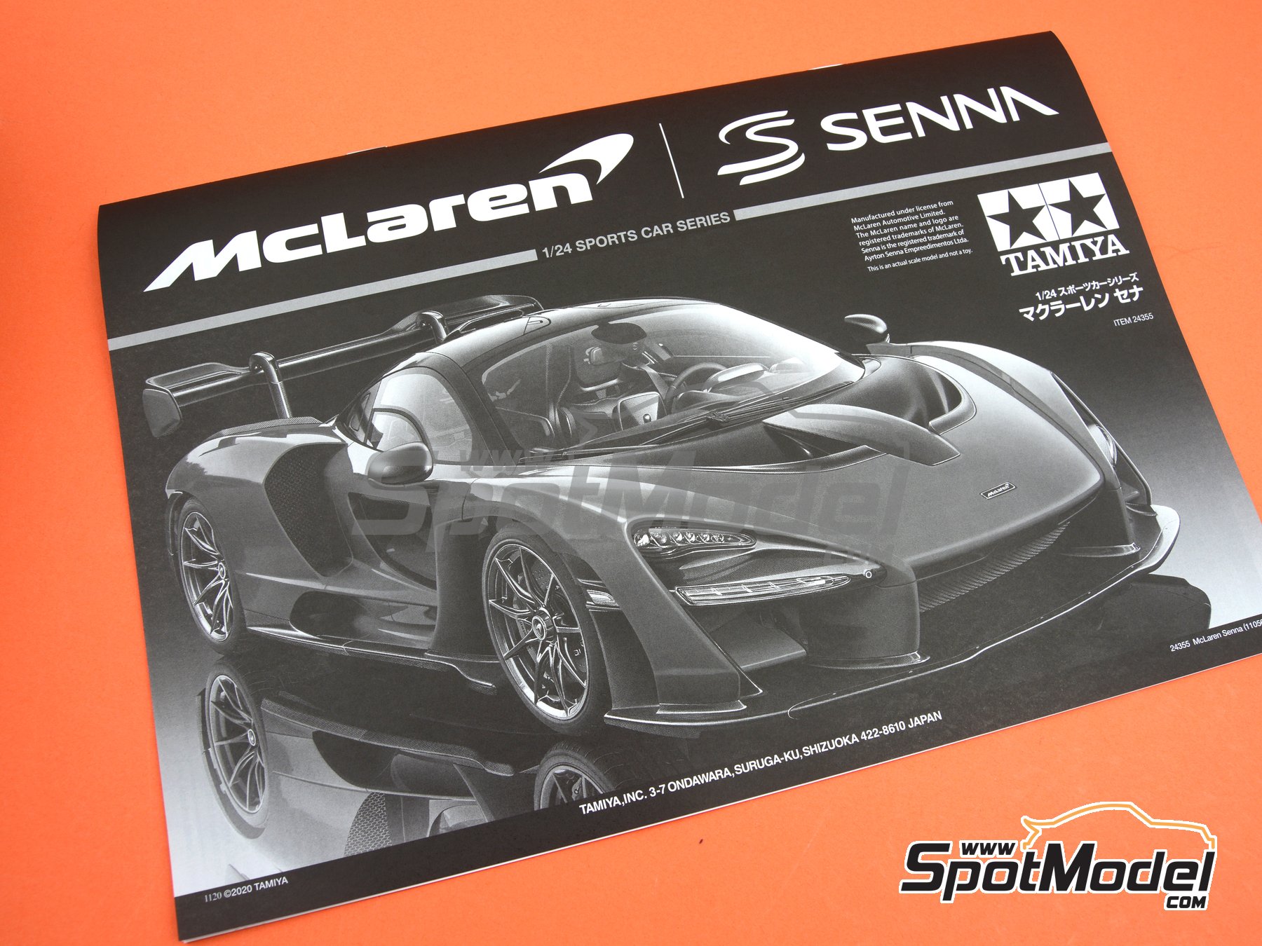 Tamiya 24355 1/24 Scale Model Super Sports Car Assembly Kit McLaren Senna