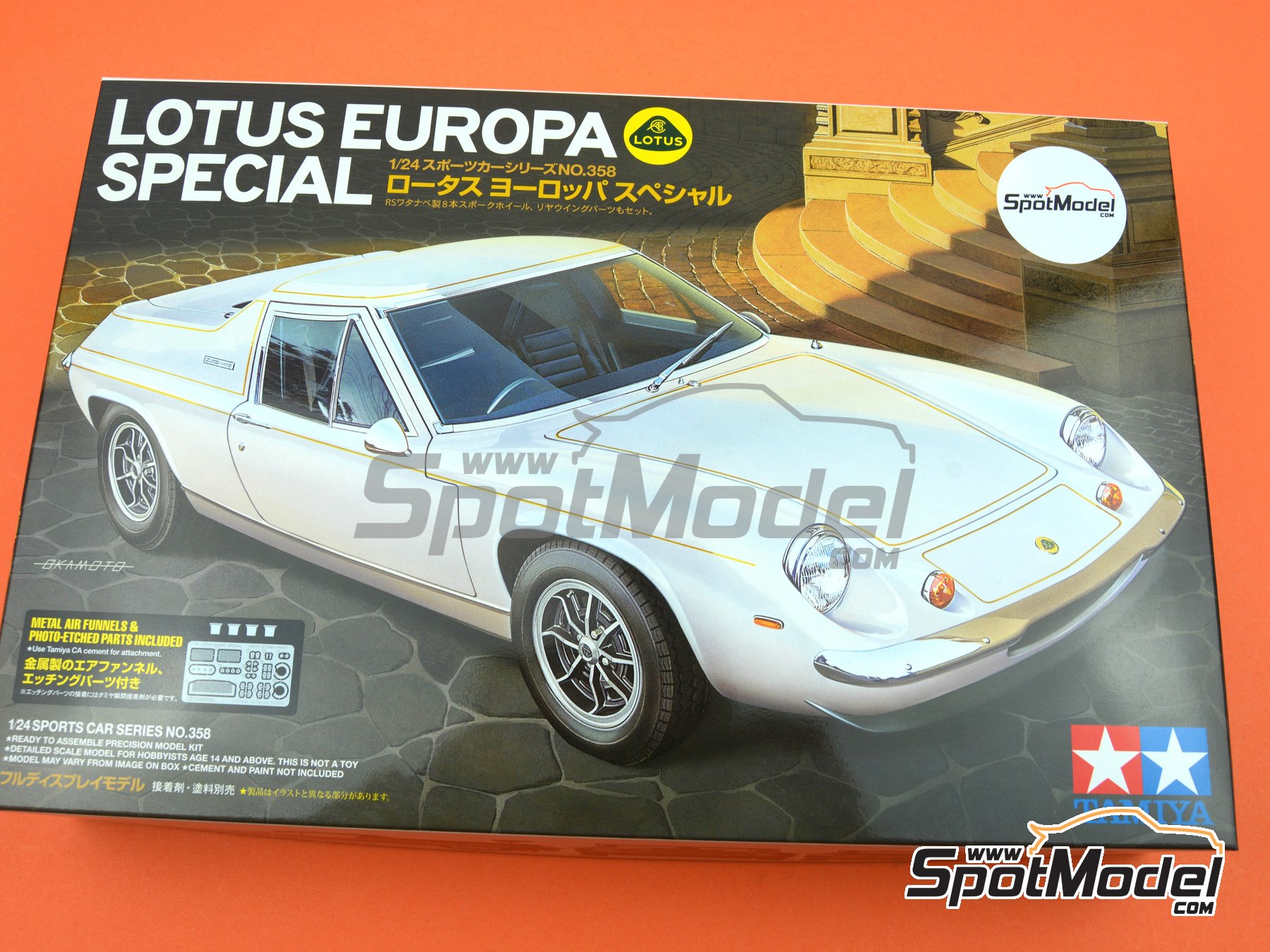 Tamiya 1 24 Scale Model Sports Car Kit Lotus Europa Special W Pe Parts Toys Hobbies Salusindia Models Kits