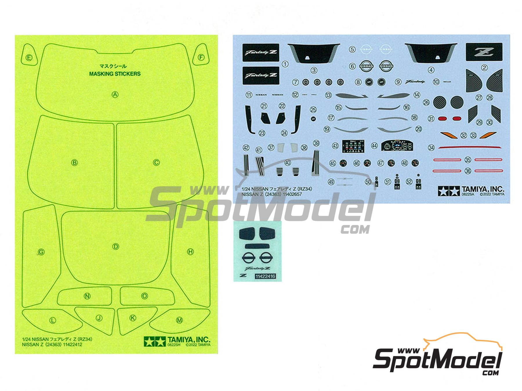 Tamiya 24363: Maqueta de coche escala 1/24 - Nissan Fairlady Z