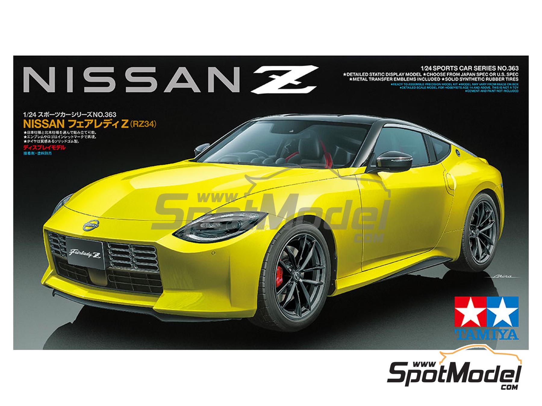 Image 13: Nissan Fairlady Z RZ34 2022 | Car scale model kit in 1/24 scale manufactured by Tamiya (ref.&nbsp;TAM24363, also 4950344243631 and 24363)