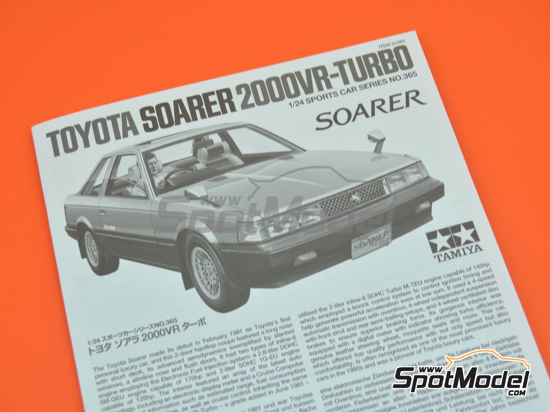 Tamiya 24365: Car scale model kit 1/24 scale - Toyota Soarer